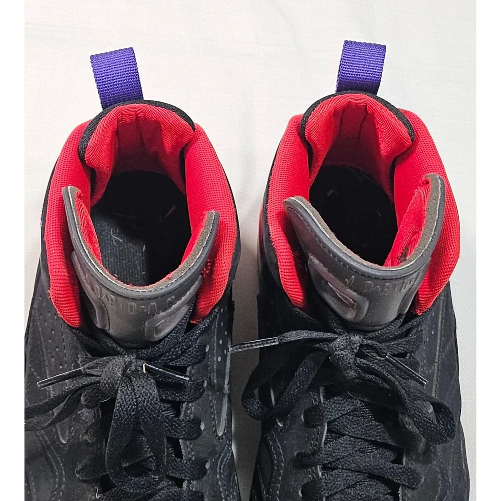 Air Jordan 6 Retro Black Red Purple‎ Basketball Shoes Men's 7.5 US DZ4475 006